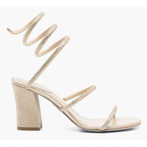 René caovilla CLEO CRYSTAL SANDALS 80