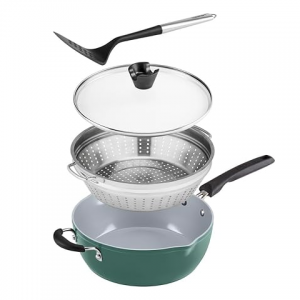 Cuisinart 蒸炒两用锅具套装 4.5夸脱 @ Amazon