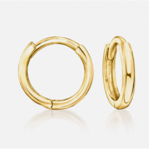 RS Pure by ross-simons italian 14kt 黃金吊飾耳環