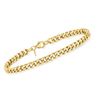 Ross-Simons italian 4mm 14kt 黃金手鏈