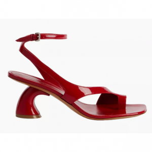 Dries van noten 拱形高跟鞋不对称凉鞋