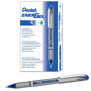 Pentel 派通0.7mm 中性筆藍色12支 @ Amazon