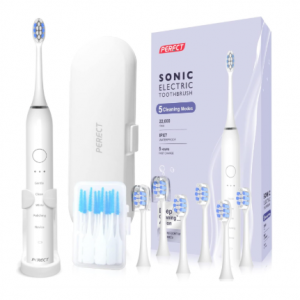 PERECT Sonic Electric Toothbrush for Adults & Kids with 6 Brush Heads @ Amazon