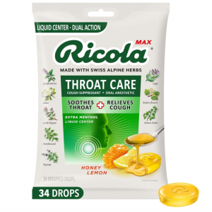 Ricola 强效润喉糖 34粒 柠檬蜂蜜味 @ Amazon