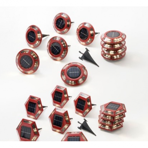 BrightEase Set of 10 Solar Lights (Pick Color & Style) @ Woot