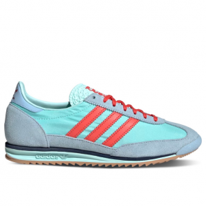 adidas女款 SL72 OG 绿松石色/红色运动鞋
