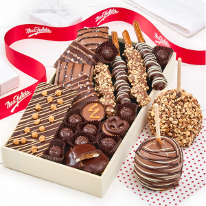 Mrs. Fields 比利时巧克力焦糖组合（含 2 个焦糖苹果）