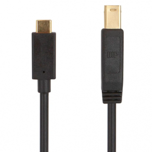 Monoprice Select USB 3.0 USB-C to USB-B Cable 6ft Black for $9.59 @Monoprice