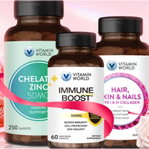 BOGO 50% Off Vitamin World Supplements