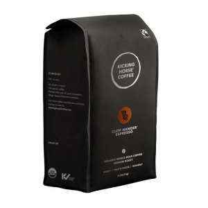 Kicking Horse Coffee, Cliff Hanger Espresso, Medium Roast, Whole Bean, 2.2 Pound, 35.2 Oz @ Amazon