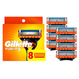 Gillette Fusion5 Razor Refills for Men, 8 Razor Blade Refills @ Amazon