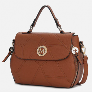 MKF Collection by Mia k. Clementine Vegan Leather Women’s Satchel Bag By Mia K