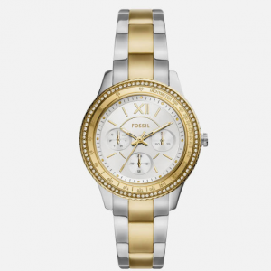 Fossil Women's Stella Sport Multifunction, Two-tone Stainless Steel Watch