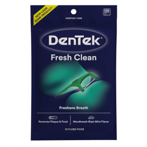 DenTek Fresh Clean 牙线棒 75支 @ Amazon