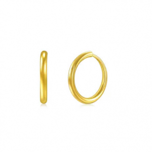 Chow Sang Sang Essence 999.9 Gold Earrings