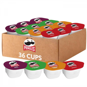 Pringles Potato Crisps Chips, Snack Stacks, Lunch Snacks, Variety Pack (36 Cups) @ Amazon