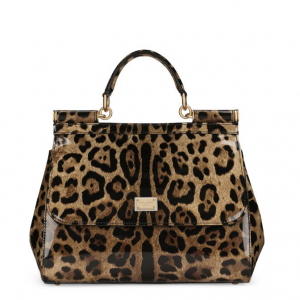 Dolce & Gabbana KIM DOLCE&GABBANA 中号豹纹手提包