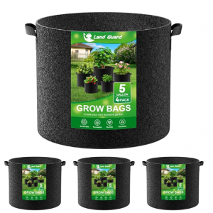 Land Guard 种植袋 5加仑 4个 @ Amazon