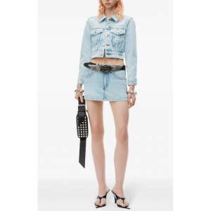 Alexander Wang Mid Rise Stretch Skort