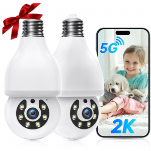 DYPCO 灯座安防摄像头 5G& 2.4GHz @ Amazon