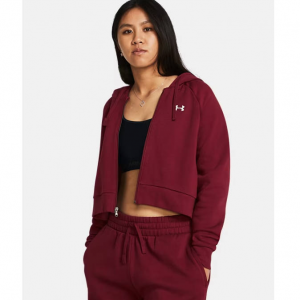 UA Rival Fleece Women's Crop Full-Zip