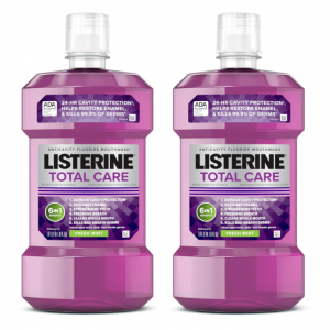 Listerine 全效护理漱口水 1L x 2瓶 @ Amazon