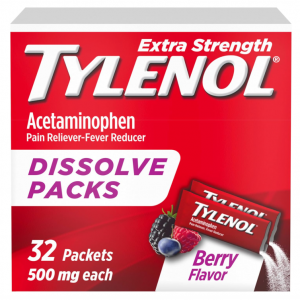 Tylenol 强力退烧止痛冲剂 32包 浆果味 @ Amazon