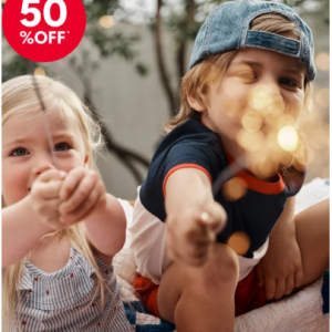 50% Off Entire Site and Store + Memorial Day Deals From $4 @ Carter's