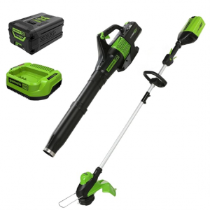 Greenworks 60V 13" Cordless String Trimmer & Leaf Blower Combo Kit @ Amazon