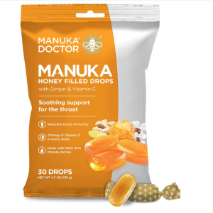 Manuka Doctor 止咳润喉药 含维C和姜 30颗 @ Amazon
