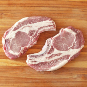 D'Artagnan Berkshire Pork Milanese Chops frozen: 2 Chops (8 oz avg each)