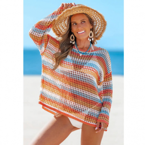 Cupshe Malibu Sunset Ombre Cover-Up Top