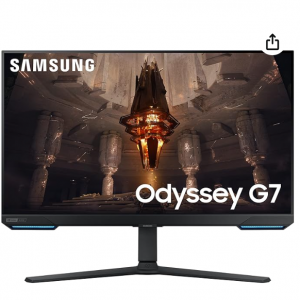 Amazon - SAMSUNG 28” Odyssey G70B 系列4K UHD电竞显示器，5.7折