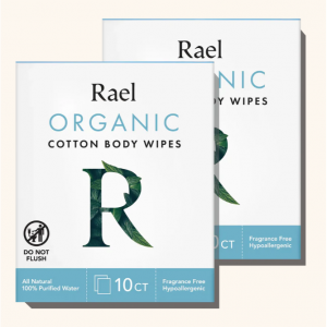 Rael 有机棉身体湿巾