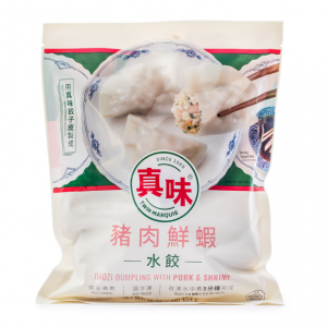 真味 猪肉鲜虾水饺 冷冻 1 磅
