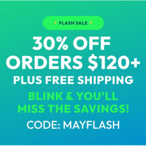 Flash Sale: 30% Off Orders of $120 + Free Shipping @ EyeBuyDirect