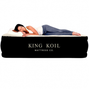 King Koil Luxury Air Mattress with High Speed Built-in Pump, Assorted Sizes and Height @ King Koil