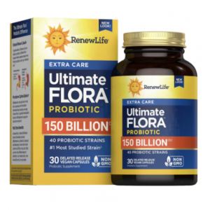 Renew Life Ultimate Care Probiotic 150 Billion CFU, 30 Vegetarian Capsules