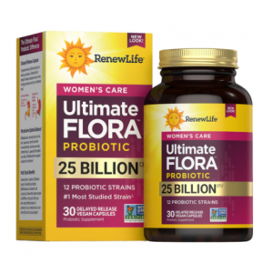 Renew Life Women's Care Probiotic 25 Billion CFU, 30 Vegetarian Capsules