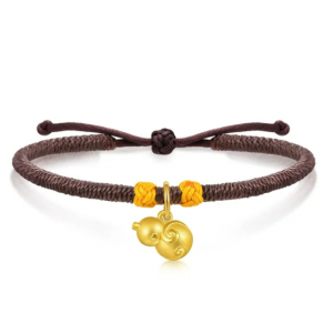 文化祝福999金手链