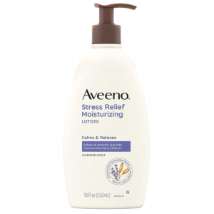 Aveeno Stress Relief Moisturizing Body Lotion 18floz, Pack of 3 @ Amazon