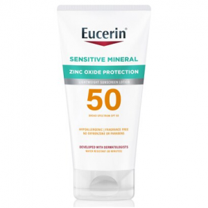 Eucerin 敏感肌肤矿物防晒 SPF 50 , 4 OZ