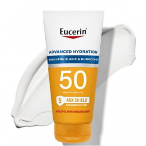 Eucerin 保湿防晒乳, 5 OZ, SPF 50