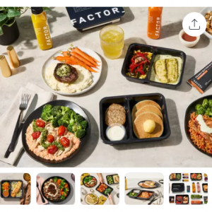 Up to 59% Off Factor: Fresh, Healthy Meals Delivered @Groupon