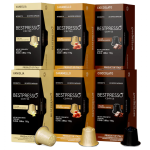 Flavored Variety Pack - 120 Capsules @ Bestpresso