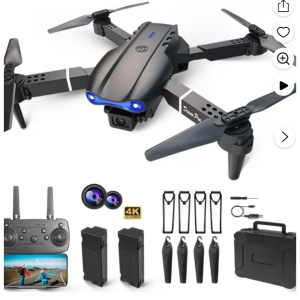 Walmart - Casrra Drone E99pro 高清雙攝像頭四軸飛行器，30 分鍾續航，直降$28.12 