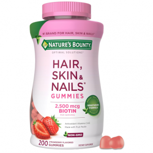 Nature's Bounty 養發護膚護甲軟糖 2500 mcg 200粒 @ Amazon