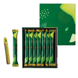 YOKU MOKU 初夏限定抹茶雪茄蛋卷 14条装 1 盒