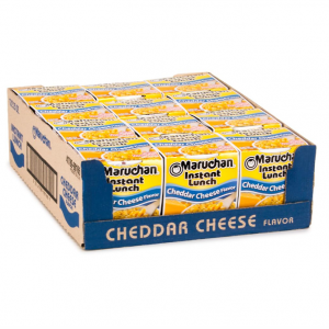 Maruchan Instant Lunch Cheddar Cheese, 2.25 Oz, Pack of 12 @ Amazon