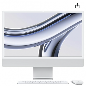 Amazon - Apple 2023 iMac All-in-One 24" 一体机 (M3, 8GB, 256GB) ，现价$999 